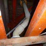Asbestos fibre cement flue pipe